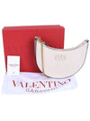 V Logo Classic Leather Chain Shoulder Bag Ivory - VALENTINO - BALAAN 4