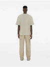 EKD Cotton Short Sleeve T-Shirt Ivory - BURBERRY - BALAAN 5