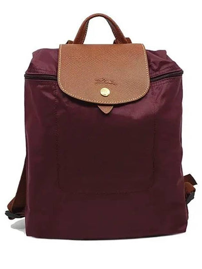 Le Pliage Original Backpack Burgundy - LONGCHAMP - BALAAN 2