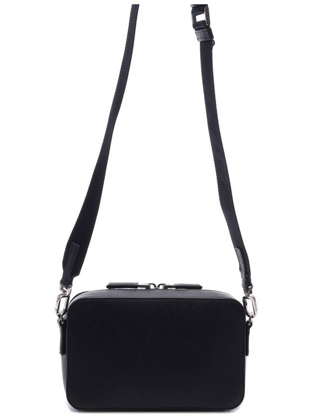 Brique Saffiano Leather Cross Bag Black - PRADA - BALAAN 5