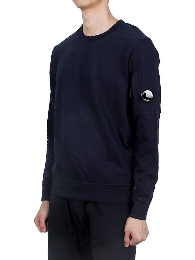 Light Fleece Sweatshirt Navy - CP COMPANY - BALAAN 4