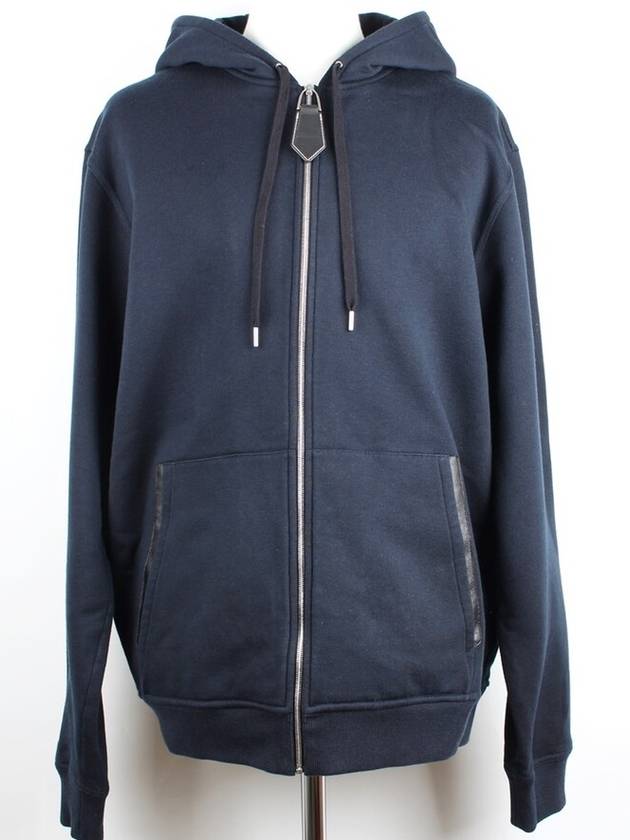 Hooded zip up navy XL - HERMES - BALAAN 1