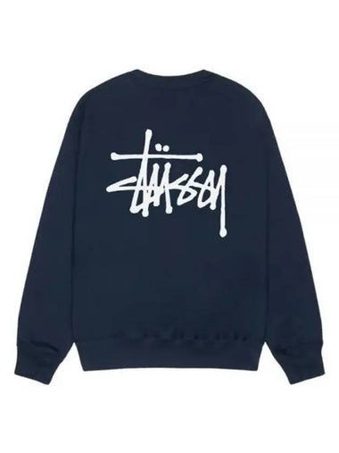 Basic Crew Neck Navy 2024 - STUSSY - BALAAN 1