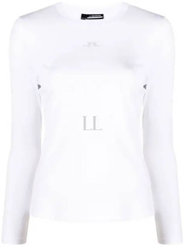 Ada Logo Print Long Sleeve T-Shirt White - J.LINDEBERG - BALAAN 2