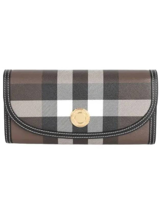 Check flap long wallet women - BURBERRY - BALAAN 1