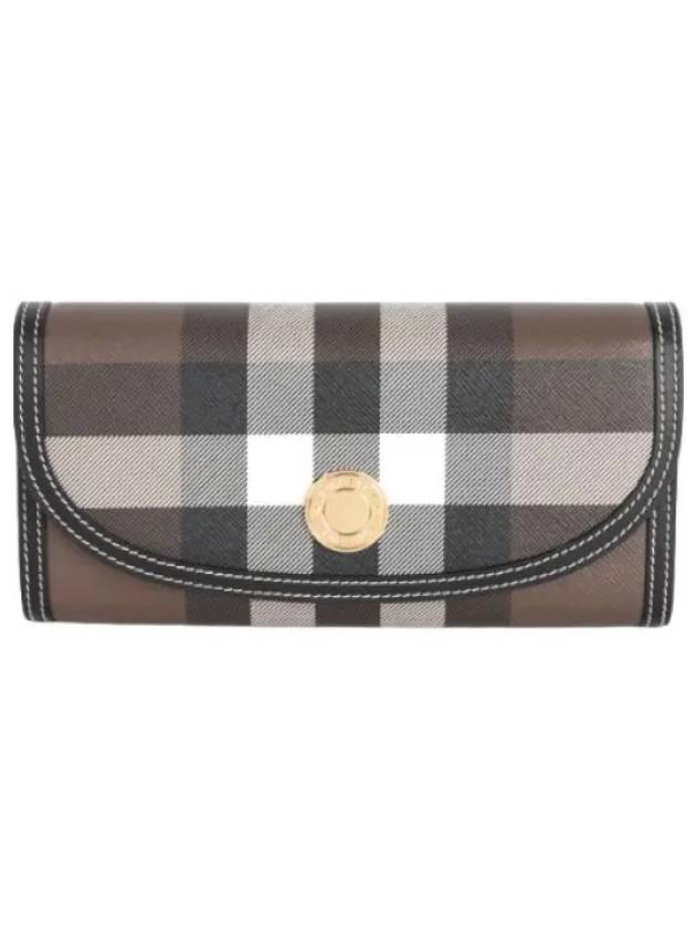 Check flap long wallet women - BURBERRY - BALAAN 1