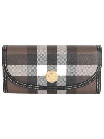 Check flap long wallet women - BURBERRY - BALAAN 1