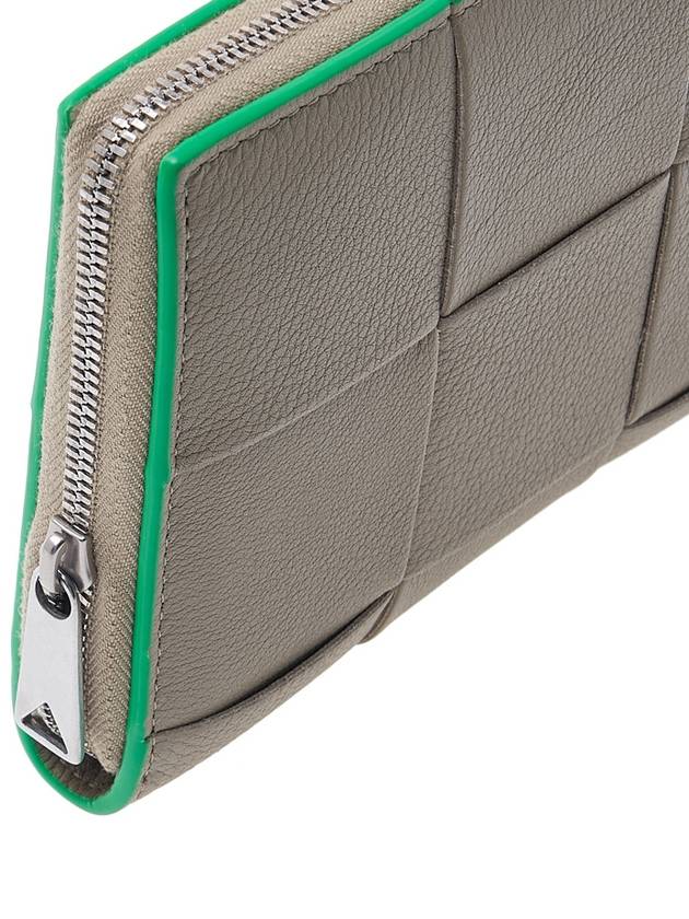 Intrecciato Zipper Around Long Wallet Cope Paraket - BOTTEGA VENETA - BALAAN 8