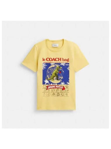 90 S T Shirt CS733 YLW - COACH - BALAAN 1