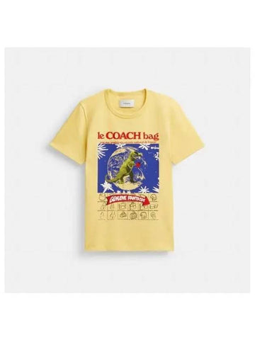 90 S T Shirt CS733 YLW - COACH - BALAAN 1