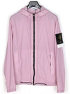 Skin Touch Wappen Patch Hooded Jacket Rose Quartz - STONE ISLAND - BALAAN 2