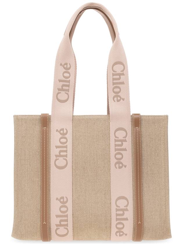 Woody Medium Tote Bag Blushy Beige - CHLOE - BALAAN 2