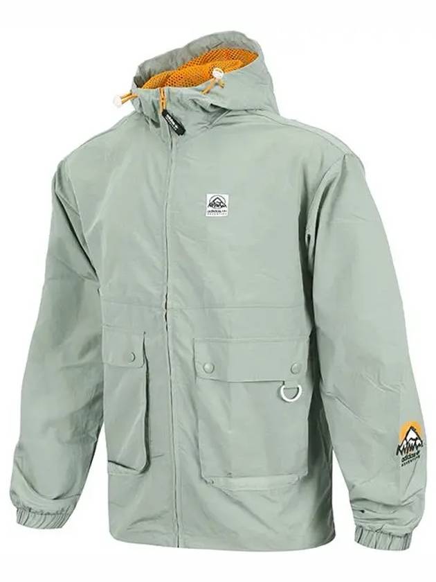 Adventure Windbreaker Silver Green - ADIDAS - BALAAN 3