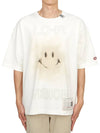 Graphic Print Cotton Short Sleeve T-Shirt White - MAISON MIHARA YASUHIRO - BALAAN 2