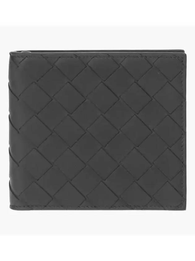 Intrecciato Men's Zipper Bicycle Wallet - BOTTEGA VENETA - BALAAN 1