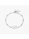 Valentino 5W2J0W24 YCW 68S J0W24 Garavani V logo bracelet - RED VALENTINO - BALAAN 2