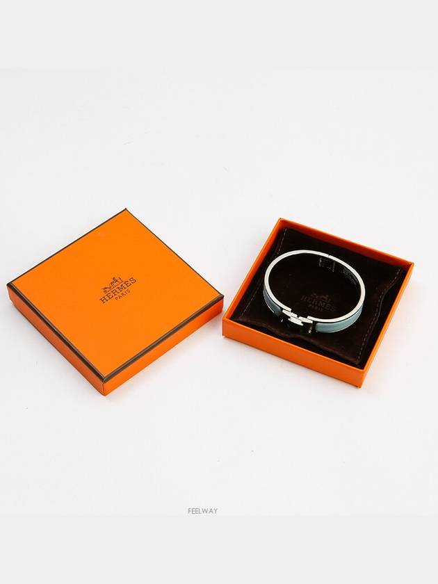 Click Ash Bangle Blue Glacier Silver ST 70971 - HERMES - BALAAN 6