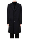 Wool Single Coat Black - BOTTEGA VENETA - BALAAN 3