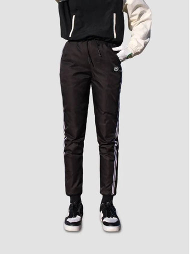 Duck down padded jogger pants BLACK - MONBIRDIE GOLF - BALAAN 1