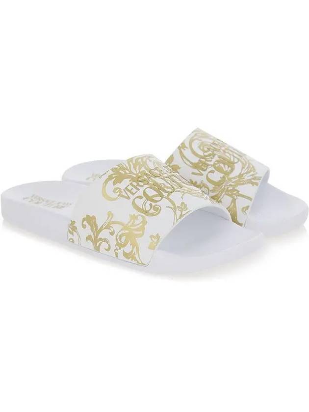 Shelley Baroque Slippers White - VERSACE - BALAAN 2