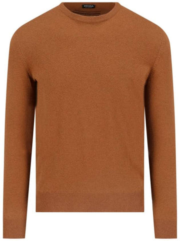 ZEGNA Sweaters Brown - ERMENEGILDO ZEGNA - BALAAN 1