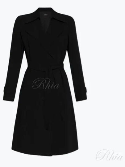 Oaklane Trench Coat Black - THEORY - BALAAN 2