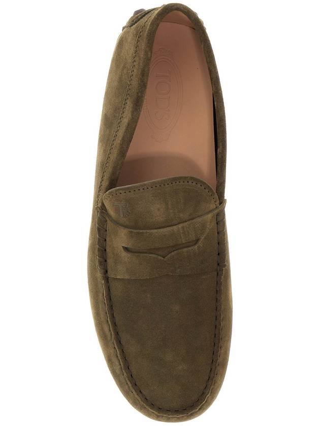 olive green suede loafers with rubber sole - TOD'S - BALAAN 2