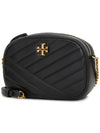 Chevron Kira Small Camera Cross Bag Black - TORY BURCH - BALAAN 3