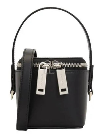 Micro Leather Tote Cross Bag Black - SALVATORE FERRAGAMO - BALAAN 2