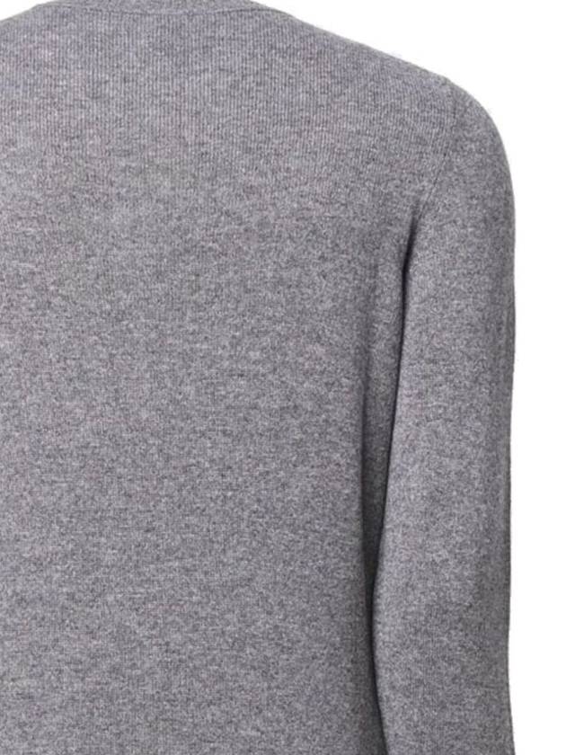 Men's Cashmere Knit Top Gray - EMPORIO ARMANI - BALAAN 3