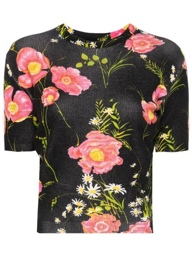 floral print knit top 769523T1679 - BALENCIAGA - BALAAN 1