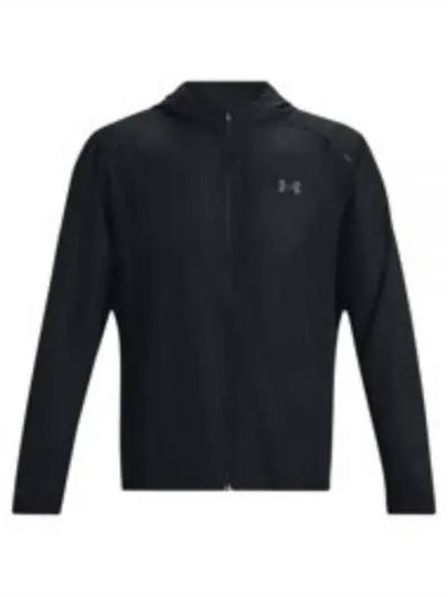 Men's UA Storm Run Hooded Jacket Black - UNDER ARMOUR - BALAAN 2