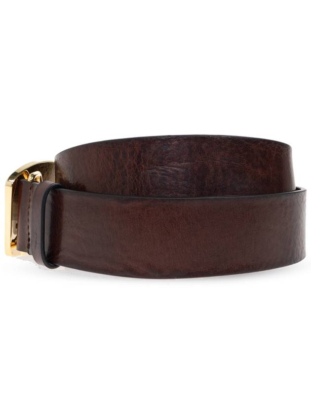 Dsquared2 Leather Belt, Men's, Brown - DSQUARED2 - BALAAN 3