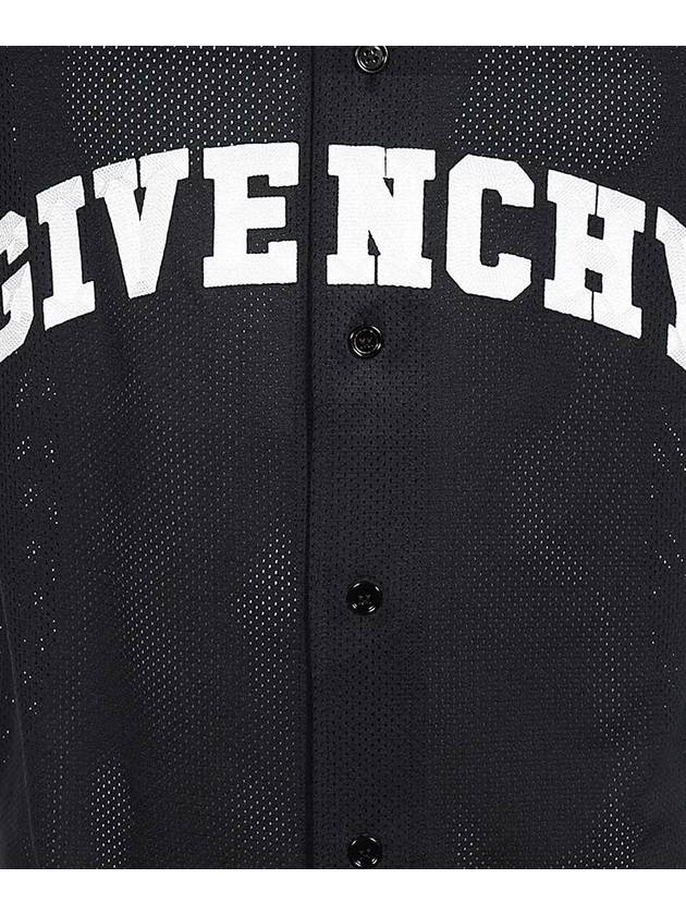 mesh baseball shirt - GIVENCHY - BALAAN 4