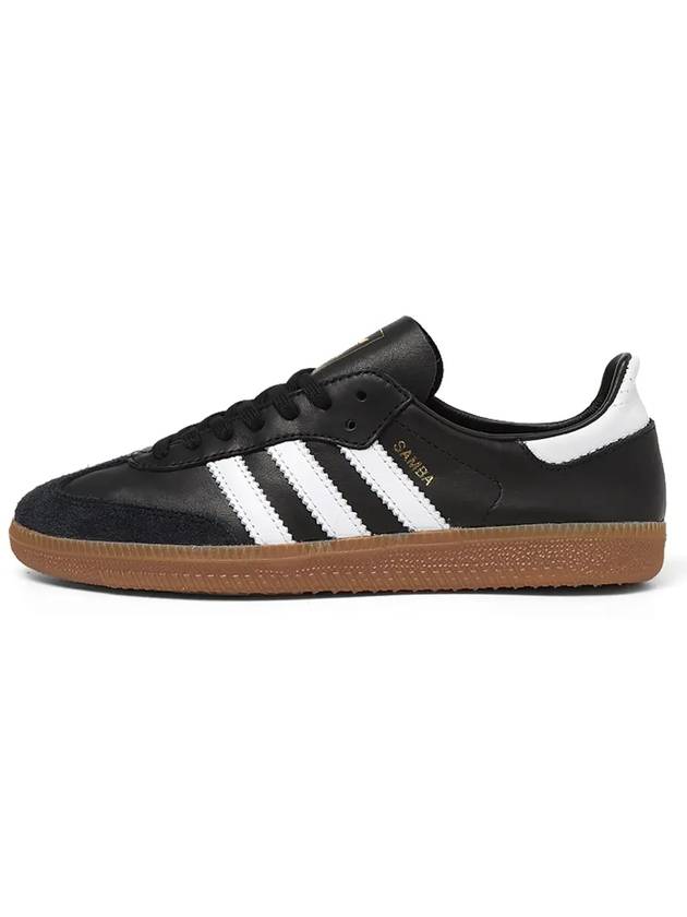 Samba Decon Leather Low Top Sneakers Core Black - ADIDAS - BALAAN 6