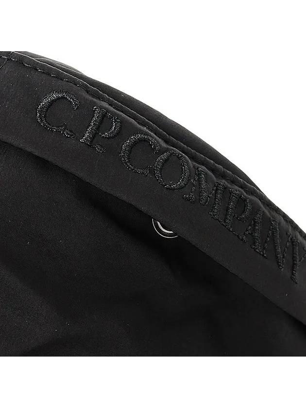 Embroidered Logo Bucket Hat Black - CP COMPANY - BALAAN 4