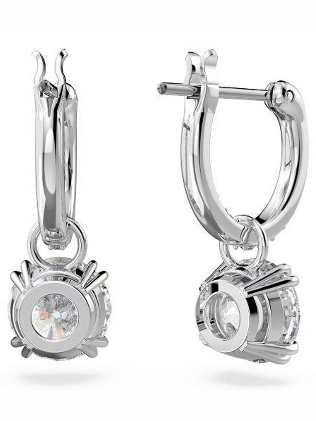 Constella Crystal Drop Earrings White Silver - SWAROVSKI - BALAAN 3