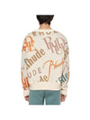 Logo jacquard crew neck knit RHPS23SW05822181 1181 - RHUDE - BALAAN 3