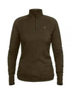 Women's Skare Half Zip up Jacket Dark Olive - FJALL RAVEN - BALAAN 2