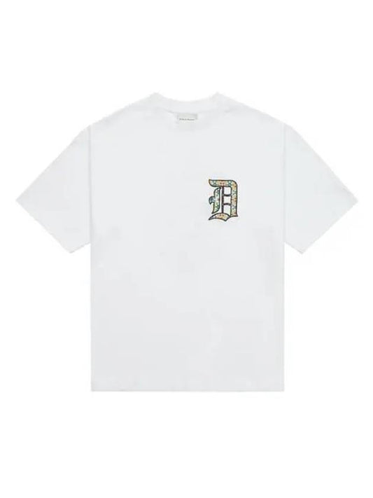 Drold Monsieur D logo print short sleeve t-shirt TS147 CO002 WT - DROLE DE MONSIEUR - BALAAN 1