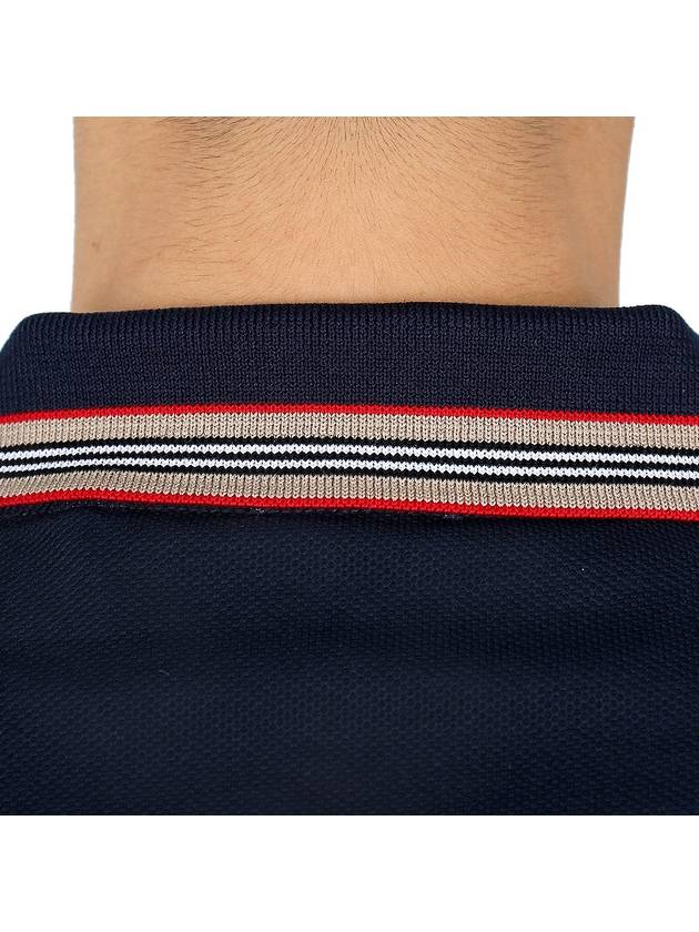 Pierson Polo Shirt Navy - BURBERRY - BALAAN 9