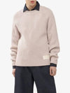 Logo Patch Basic Knit Top Powder Pink - AMI - BALAAN 2