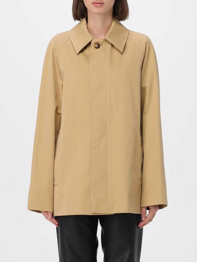 Gabardine Short Single Coat Flax - BURBERRY - BALAAN 2