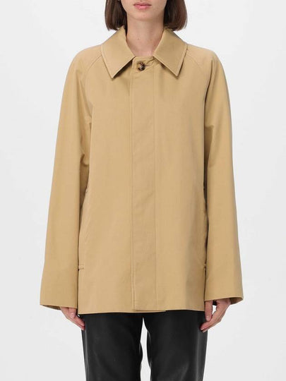 Gabardine Short Single Coat Flax - BURBERRY - BALAAN 2