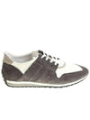 Suede low-top sneakers gray XXM70A0W900ITK3WZA - TOD'S - BALAAN 2