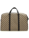 GG Supreme Canvas Boston Tote Bag Beige Ebony - GUCCI - BALAAN 3