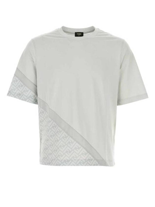 short sleeve t-shirt FAF682AN68 F1N6G Gray - FENDI - BALAAN 1