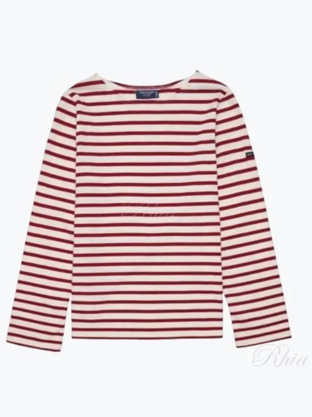 Minquiers Modern Stripe Long Sleeve T-Shirt Ecru Persan - SAINT JAMES - BALAAN 2