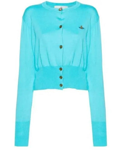 Bea Crop Cardigan Blue - VIVIENNE WESTWOOD - BALAAN 2