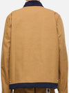 Reversible Duck Zip-Up Jacket Beige Navy - SACAI - BALAAN 7